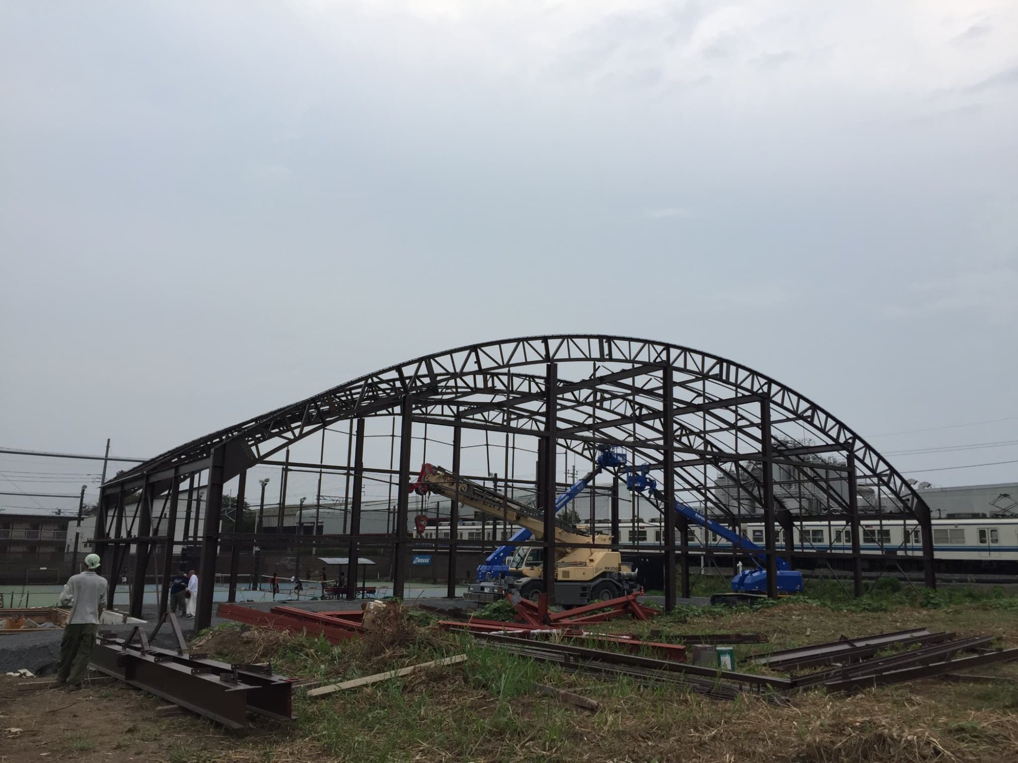 建築鉄骨施工実績